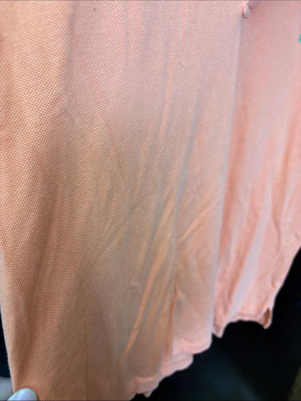 Ralph Lauren Orange Polo with Green Pony